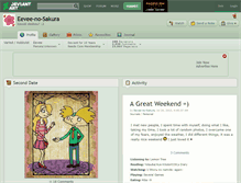 Tablet Screenshot of eevee-no-sakura.deviantart.com