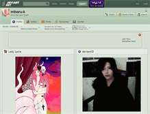 Tablet Screenshot of minoru-k.deviantart.com