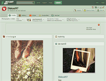 Tablet Screenshot of diskool97.deviantart.com
