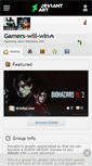 Mobile Screenshot of gamers-will-win.deviantart.com
