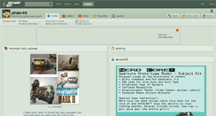 Desktop Screenshot of pirate-kit.deviantart.com
