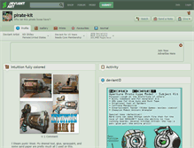 Tablet Screenshot of pirate-kit.deviantart.com