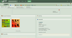 Desktop Screenshot of malgalin.deviantart.com