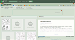 Desktop Screenshot of iron-goldfish.deviantart.com
