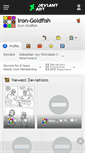 Mobile Screenshot of iron-goldfish.deviantart.com