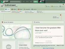 Tablet Screenshot of bwabwaimagoat.deviantart.com