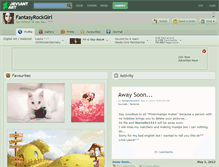 Tablet Screenshot of fantasyrockgirl.deviantart.com