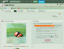 Tablet Screenshot of angie-pictures.deviantart.com