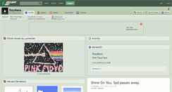 Desktop Screenshot of floydians.deviantart.com