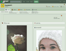 Tablet Screenshot of goedele91.deviantart.com