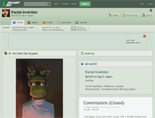 Tablet Screenshot of fractal-inversion.deviantart.com