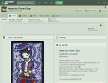 Tablet Screenshot of neon-no-yume-chan.deviantart.com