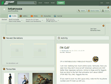 Tablet Screenshot of keiyaryuuza.deviantart.com