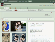 Tablet Screenshot of iloveyouerin.deviantart.com