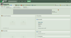 Desktop Screenshot of hana-min.deviantart.com