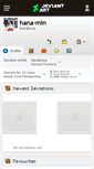 Mobile Screenshot of hana-min.deviantart.com