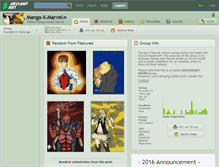 Tablet Screenshot of manga-x-marvel.deviantart.com