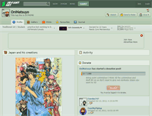 Tablet Screenshot of oninatsuyo.deviantart.com