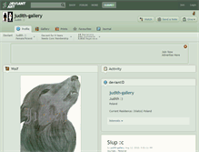 Tablet Screenshot of judith-gallery.deviantart.com