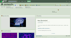 Desktop Screenshot of explodingmuffins.deviantart.com