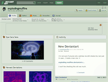 Tablet Screenshot of explodingmuffins.deviantart.com