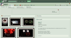 Desktop Screenshot of metal-z.deviantart.com