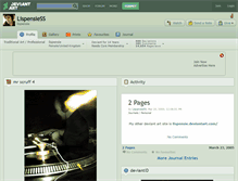 Tablet Screenshot of lispensiess.deviantart.com