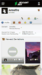 Mobile Screenshot of annefre.deviantart.com