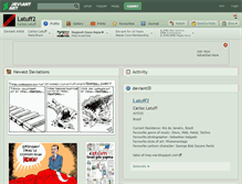 Tablet Screenshot of latuff2.deviantart.com