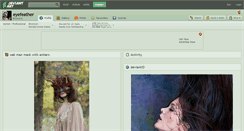 Desktop Screenshot of eyefeather.deviantart.com