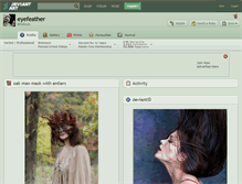 Tablet Screenshot of eyefeather.deviantart.com