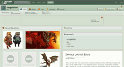 Desktop Screenshot of neogalahad.deviantart.com