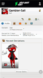 Mobile Screenshot of gambler-saii.deviantart.com
