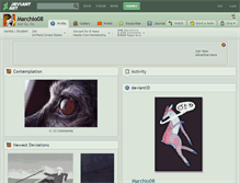 Tablet Screenshot of marchio08.deviantart.com