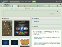Tablet Screenshot of playmaid.deviantart.com