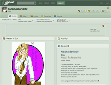 Tablet Screenshot of kuramasdarkside.deviantart.com