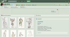 Desktop Screenshot of lady-morte.deviantart.com