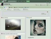Tablet Screenshot of freshberries.deviantart.com