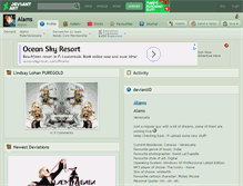 Tablet Screenshot of alams.deviantart.com