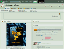 Tablet Screenshot of eclecticavant-gaimen.deviantart.com