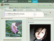 Tablet Screenshot of angelkast.deviantart.com