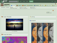 Tablet Screenshot of mehshell.deviantart.com