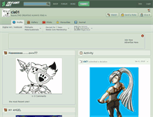 Tablet Screenshot of cla01.deviantart.com