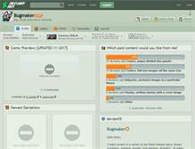 Tablet Screenshot of bugmaker.deviantart.com