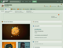 Tablet Screenshot of proidemtes.deviantart.com