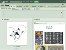 Tablet Screenshot of daraja.deviantart.com