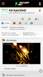 Mobile Screenshot of kit-kat43040.deviantart.com