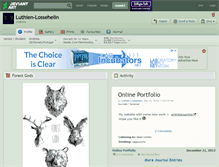 Tablet Screenshot of luthien-lossehelin.deviantart.com