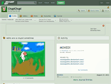 Tablet Screenshot of chupichupi.deviantart.com