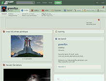 Tablet Screenshot of greenflyx.deviantart.com